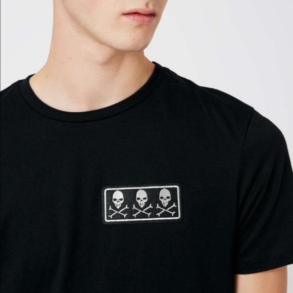 Topman Other - Topman Skulls and Crossbones Tee Men's Patch